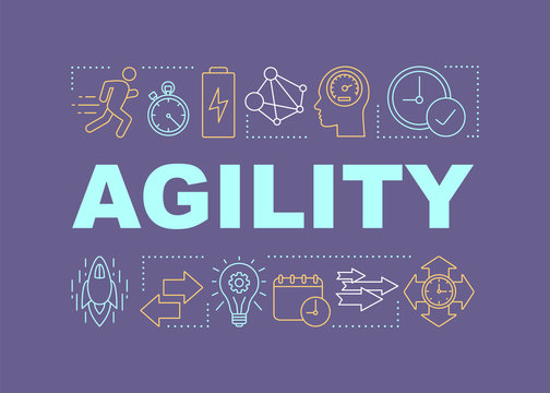 Agility word concepts banner