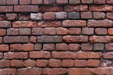 Red brick wall