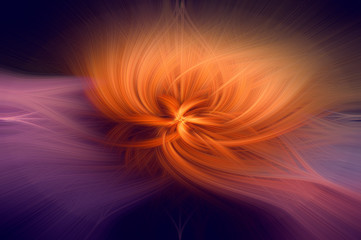 Abstract design flames effect
