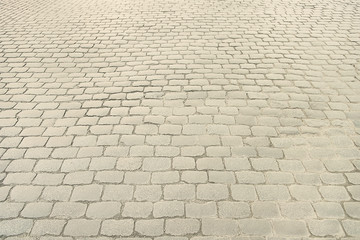Old grey stone pavement background texture