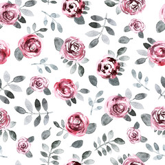 Watercolor floral pattern