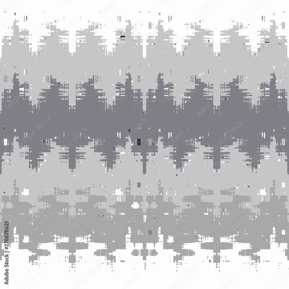 Poster abstract seamless striped pattern. the image is scattered into particles.