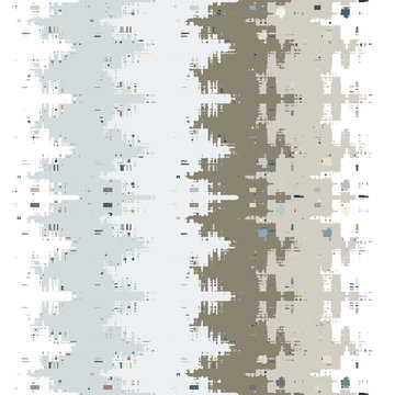 Abstract seamless striped pattern. The image is scattered into particles.