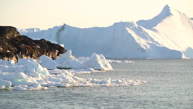 Massive iceberg in Arctic Ocean, Greenland