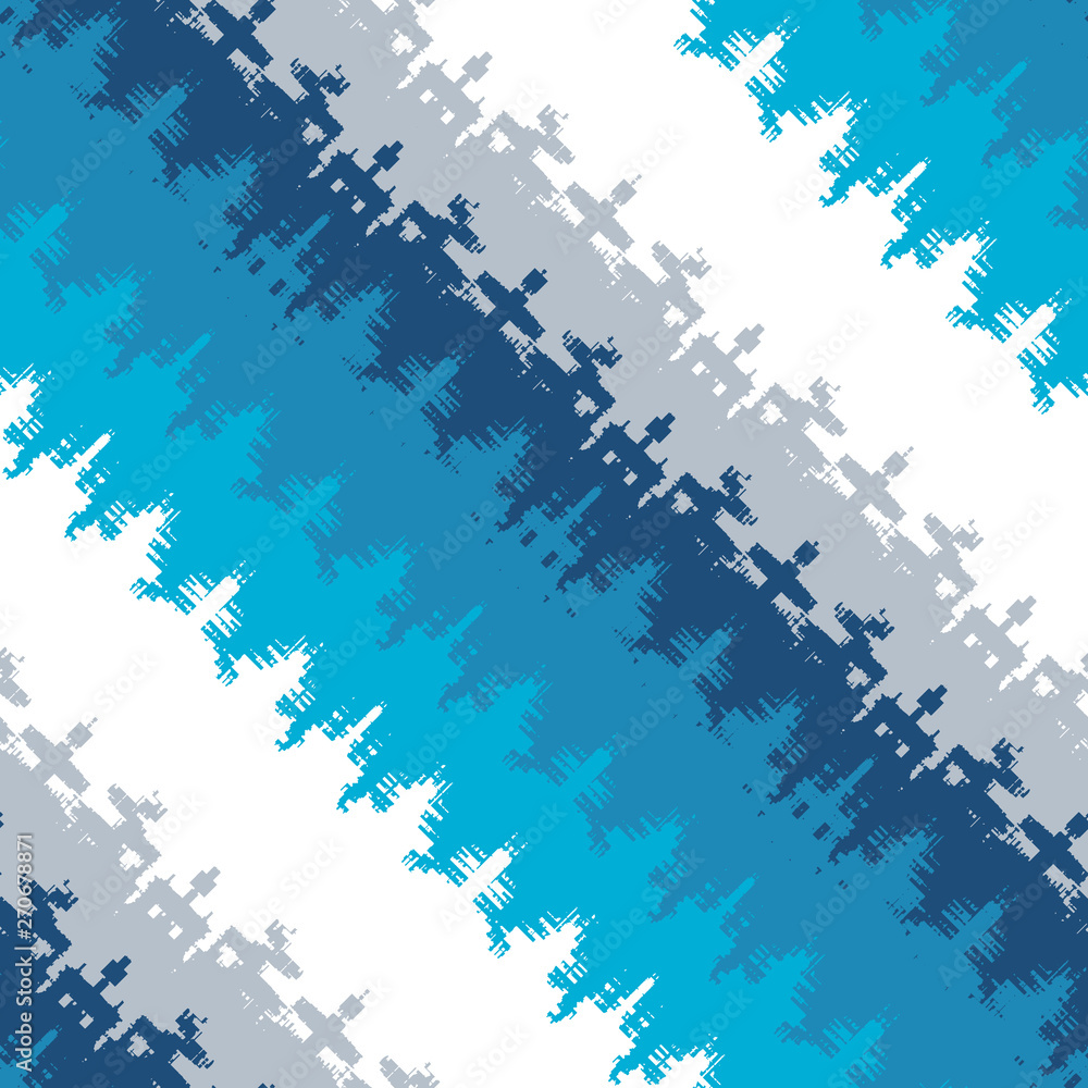 Poster abstract seamless striped pattern. the image is scattered into particles.