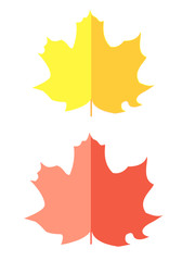 minimalistic maple leaf