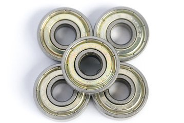 Bearings isolated on white background