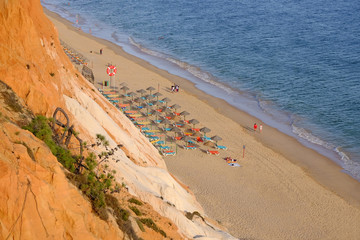 Praia da Falesia - Falesia beach in Algarve, Portugal.