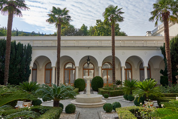 Obraz premium Russia. Crimea. Italian courtyard of the Livadia Palace