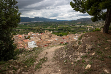 a view over Montesa town, Valencian Community, Spain