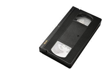 Obraz premium Videotapes for home use on a white background.Videocassette