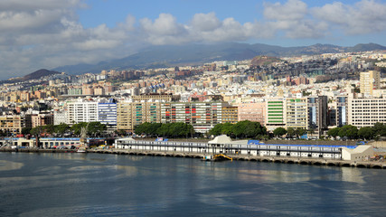 santa cruz,teneriffa,stadtansicht,kanaren,