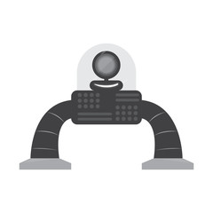 Isolated robot toy for kids - Vector illustration