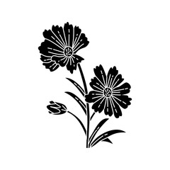 Flower Leaf Illustration Design Template Vector