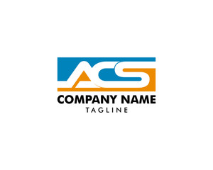 Initial Letter ACS Design Logo