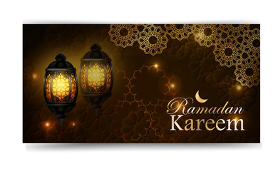 Ramadan Kareem, greeting background, eps 10