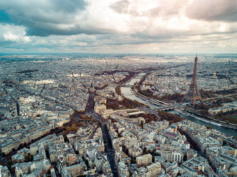 Storm is coming over Paris