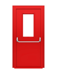 Emergency Exit Door Isolated