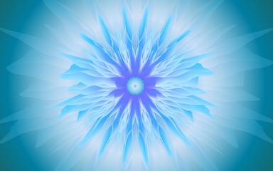 Blue flower background vector beautiful 
