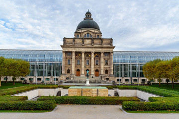 Obraz premium Bayerische Staatskanzlei or Bavarian State Chancellery. Munich. Germany