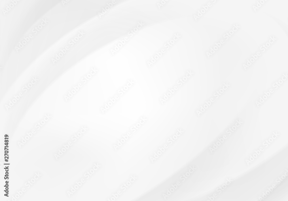 Aufkleber abstract modern white waves and lines pattern. vector futuristic template background