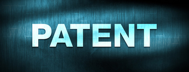 Patent abstract blue banner background