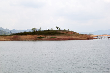 Fototapeta na wymiar Nam Ngeum Lake in Vientiane, Laos