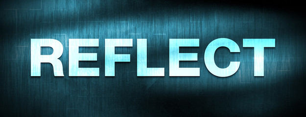 Reflect abstract blue banner background