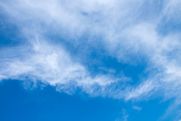 Sky background . Nature composition.  Sunrise sky with lighted clouds. Beauty evening sunrise