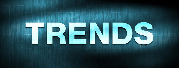 Trends abstract blue banner background