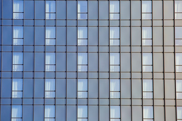 Hi-tech window texture. Gradient color in architecture