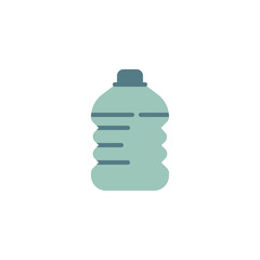 Bottle of water flat icon, vector sign, Water bottle colorful pictogram isolated on white. Symbol, logo illustration. Flat style design