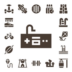 activity icon set