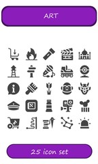 art icon set