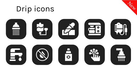 drip icon set