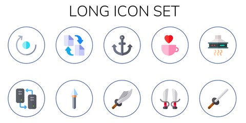 long icon set