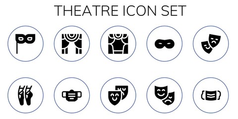 theatre icon set