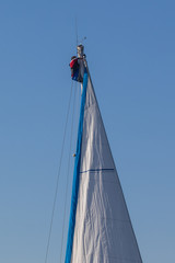 mast of yatch