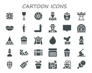 cartoon icon set