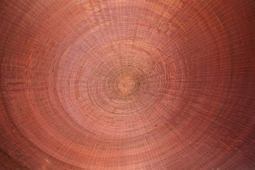 red wooden wicker circular texture background