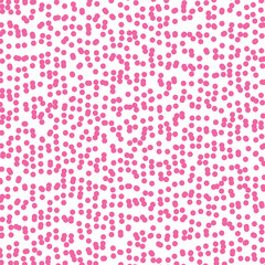 Pink points  on white background   