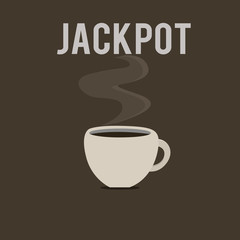Word writing text Jackpot. Business concept for Large cash prize in game Lottery Big award Gambling related.