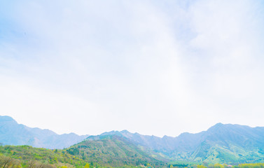 Fototapeta premium Beautiful mountains landscape Kashmir state, India .