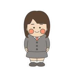 女性キャラクター学生