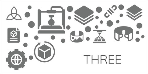 three icon set