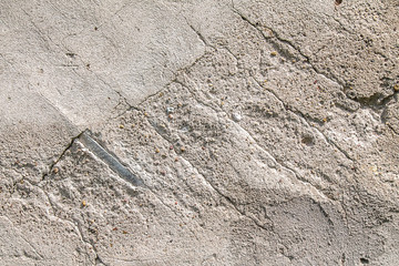 Old concrete plastered wall as background