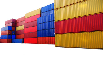 Fototapeta premium Objects that can be used to store or transport items White background