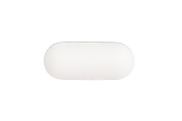 Medical pill tablet isolated on white