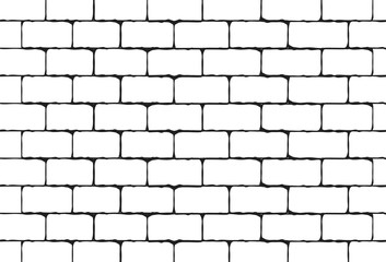 Brick wall background. Vector illustration - 270735615