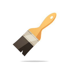 Paintbrush vector isolated illustration
